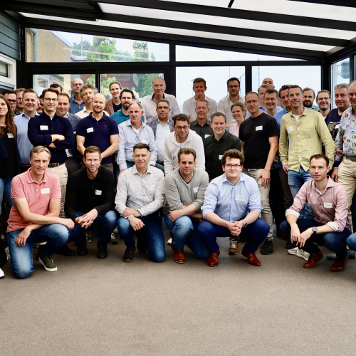 Groepsfoto vakgroep ontwerpmanagement